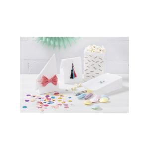 Papiertüten mit Blockboden, 100 x 55 x 175 mm, weiß folia 41100 (4001868114423)