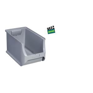 Sichtlagerkasten ProfiPlus Box 4H, aus PP, grau allit 456284 (4005187562842)