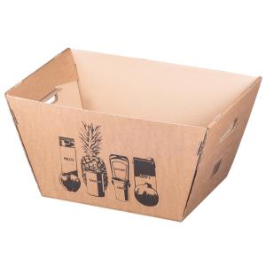Einkaufskorb aus Wellpappe, 500 x 330 x 260 mm SMARTBOXPRO 229105010 (4250414142209)