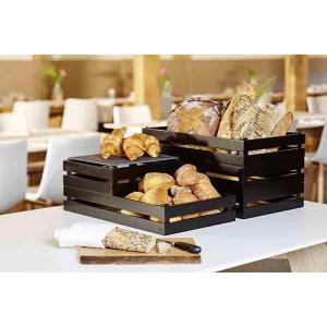 Holzbox SUPERBOX, (B)350 x (T)290 x (H)20 mm, schwarz APS 11724 (4004133117242)