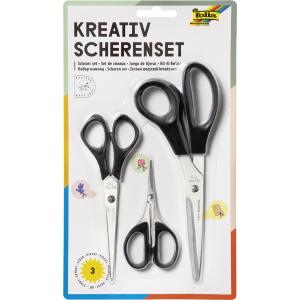 Kreativ-Scherenset, 3-teilig folia 778 (4001868007787)