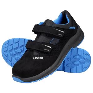 2 trend Sicherheits-Sandale S1P, schwarz/ blau, Gr. 36 uvex 6936236 (4031101838687)