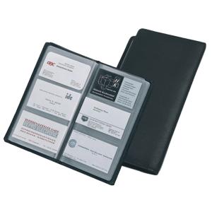 Visitenkarten-Album, für 120 Karten, Leder, schwarz Alassio 41009 (4021068410095)