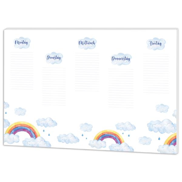 Notiz-Schreibunterlage Rainbow 60x42 cm blanko 25 Blatt RNK 46659 (4002871466592)