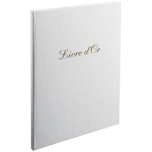 Gästebuch 'Livre d'Or', 270 x 220 mm, weiß EXACOMPTA 4982E (3130631049820)