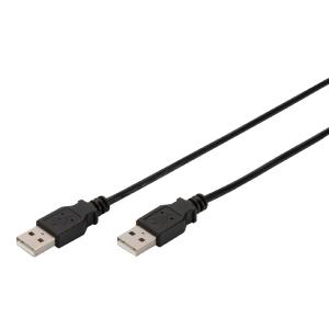 USB 2.0 Anschlusskabel, USB-A - USB-A Stecker, 5, 0 m DIGITUS AK-300101-050-S (4016032282617)