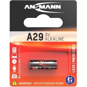 Alkaline Batterie A29, LR29, 1er Blister ANSMANN 1510-0008 (4013674021345)