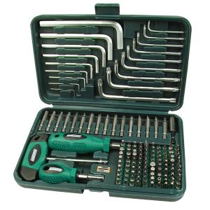 BRÜDER MANNESMANN Bit-Satz-Box, 139-teilig, in einer Box 29805 (4003315706144)