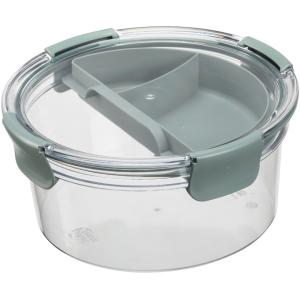 Lunchbox Lyon To-Go, PP/ Tritan, 1, 4 L, rund, grau plast team 17630801 (5707672734824)