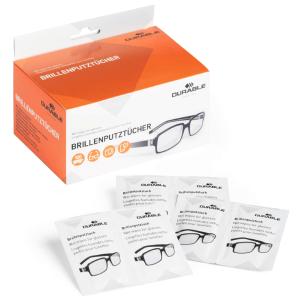 Brillen-Putztuch, 100er Pack DURABLE 5853-02 (4005546506289)