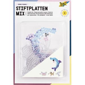 Bügelperlen Stiftplatten TIERWELT, sortiert folia 73212 (4001868099782)
