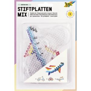 Bügelperlen Stiftplatten FAHRZEUGE, sortiert folia 73213 (4001868099799)