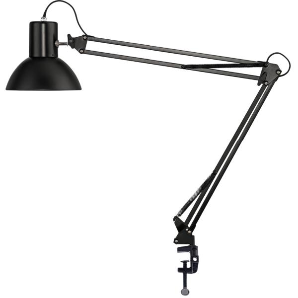 Tischleuchte SUCCESS 105, Klemme, schwarz UNiLUX 400093996 (3595560020959)
