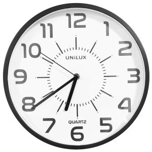 Wanduhr/ Quarzuhr POP PL, Durchmesser: 305 mm, schwarz UNiLUX 400190878 (3595560041459)