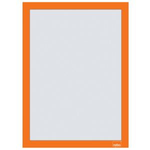 Nobo Magnetrahmen Selbstklebend Orange A3, 2 St. 1915698 (5028252642323)