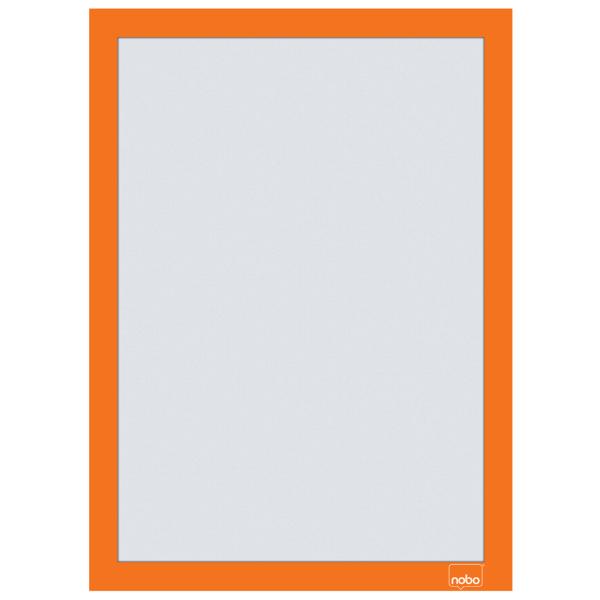 Nobo Magnetrahmen Selbstklebend Orange A3, 2 St. 1915698 (5028252642323)