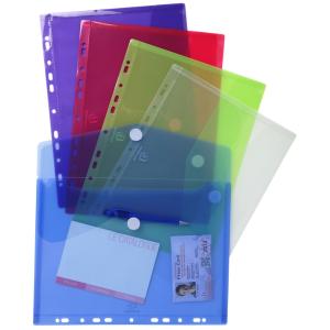 Dokumententasche, DIN A4, PP, transparent EXACOMPTA 57381E (3130631573813)