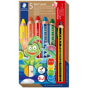 Hexagonal-Buntstift Noris junior, Bonuspack STAEDTLER 140 C6P1 (4007817166642)