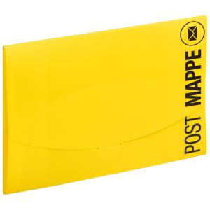Postmappe 'Wallet', DIN A4, PP, gelb PAGNA 21014-15 (4009212065544)