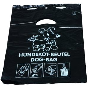 Hundekotbeutel, aus HDPE-Folie, 3 Liter, schwarz DEISS 55810 (4001553558105)