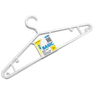 Kunststoff-Kleiderbügel mit Steg, 3er Pack Peggy Perfect 90164 (4006938901644)