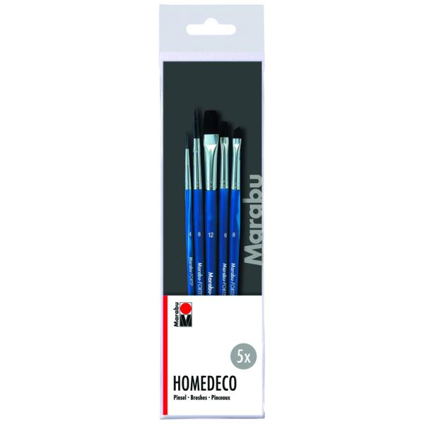 Pinselset Homedeco, 5-teilig Marabu 0186000000201 (4007751406033)