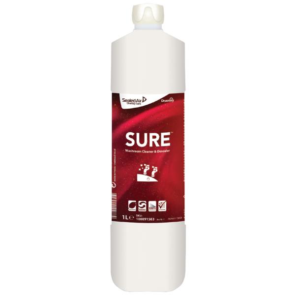 Sanitärreiniger 'Washroom Cleaner & Descaler', 1 Liter SURE 100891583 (7615400190782)