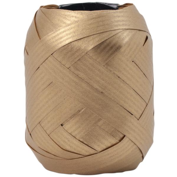 Ringelband-Eiknäuel, Packpapier, 15 m, gold CACTUS 32-17736 (4260442547228)