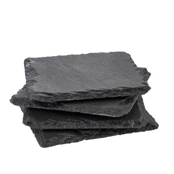Naturschieferplatten 4er-Set, (B)100 x (T)100 mm APS 997 (4004133009974)