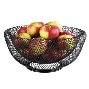Brot- und Obstkorb WIRE, rund, schwarz APS 30206 (4004133302068)