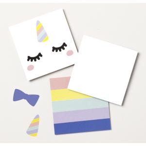 DIY Legekarten blanko, 60 x 60 mm, weiß folia 2319 (4001868134254)