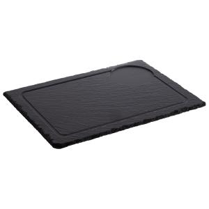 Naturschieferplatte, (B)330 x (T)240 mm, anthrazit APS 947 (4004133009479)