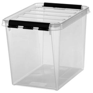 Aufbewahrungsbox CLASSIC 13 L, Clips: schwarz smartstore 3483070 (7332462017931)