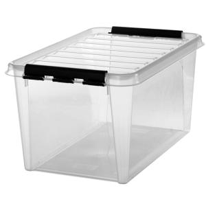Aufbewahrungsbox CLASSIC 46 L, Clips: schwarz smartstore 3476070 (7332462048737)