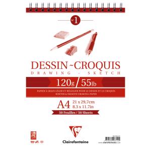 Skizzenblock 'Zeichnen - Skizze', DIN A5 Clairefontaine 96616C (3329680966169)