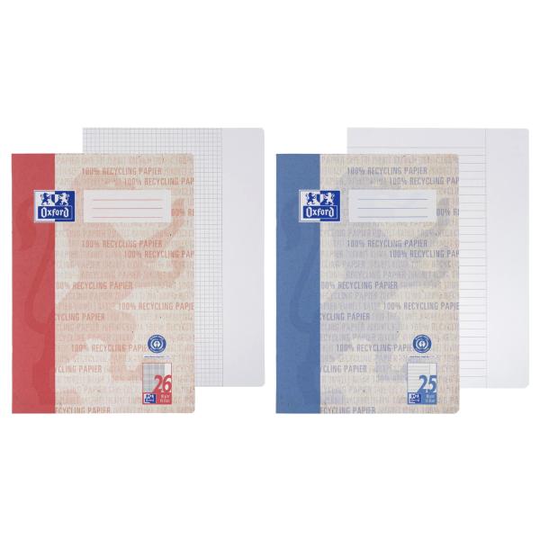 Schulheft 'Recycling', DIN A4, 16 Blatt, Lineatur 20 Oxford 400159475 (4006144042742)