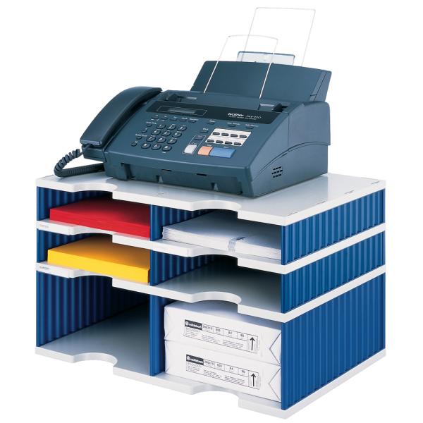 Kombieinheit doc duo, 4+2 Fächer, schwarz/ grau styro 268-202221.98 (7612176109796)