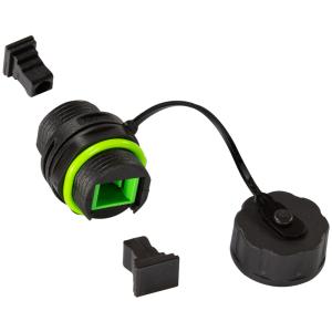 LogiLink LWL Kupplung mit Schutzkappe, SC-Simplex, IP68 FA05SX1 (4052792070187)