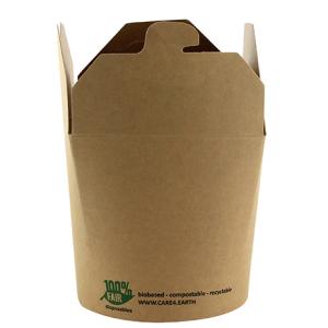 Snackbox 'pure', eckig, 760 ml, braun PAPSTAR 87269 (4002911517437)