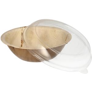 Palmblatt-Schale mit Deckel, rund, 300 ml STARPAK 88998 (4002911889985)