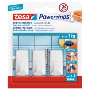 Powerstrips Haken LARGE Rechteck, weiß tesa 58272-00000-20 (4042448392893)
