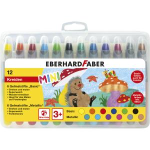 Gelmalstift Basic & Metallic, 12er Etui EBERHARD FABER 529112 (4087205291125)