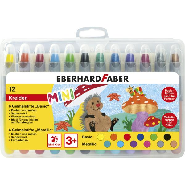 Gelmalstift Basic & Metallic, 12er Etui EBERHARD FABER 529112 (4087205291125)