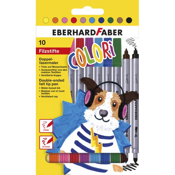 Doppelfasermaler COLORI, 30er Kartonetui EBERHARD FABER 550030 (4087205500302)