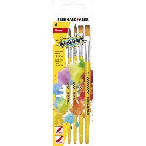 Synthetikhaarpinsel-Set WINNER, 4-teilig EBERHARD FABER 579921 (4087205799218)
