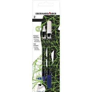 2 Eberhard Faber Neon Blau/schwarz Tintenkiller 582192 (4087205821926)