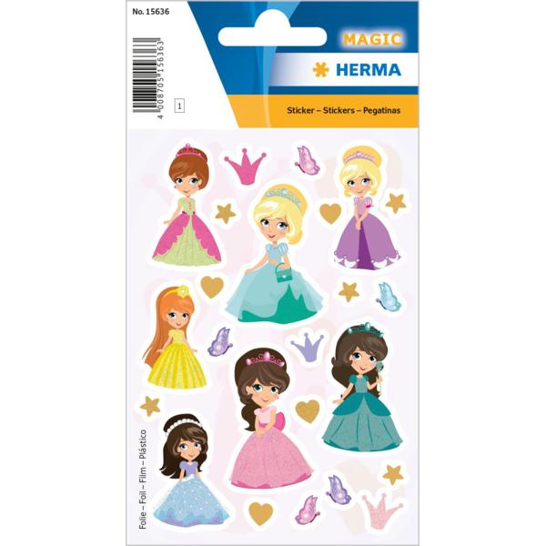Sticker MAGIC Happy Unicorns, Transpuffy HERMA 15777 (4008705157773)