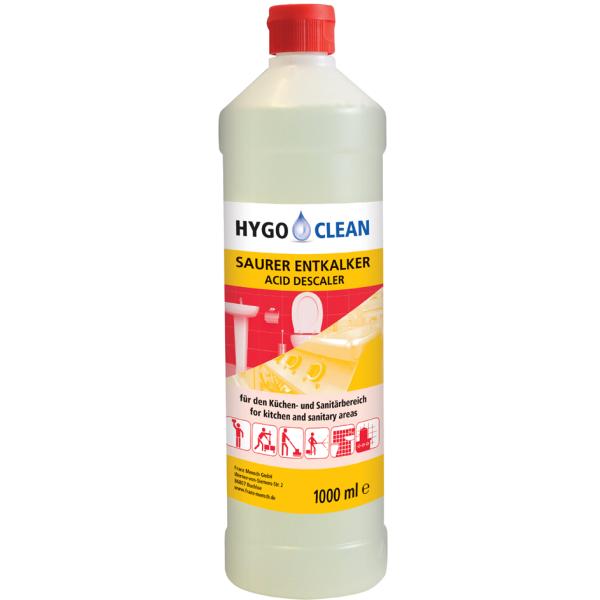 Saurer Entkalker, 1 Liter Flasche HYGOCLEAN 31630 (4015544706697)
