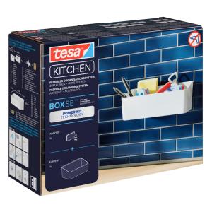 KITCHEN Organisationsbox, weiß tesa 70062-00000-01 (4063565293306)