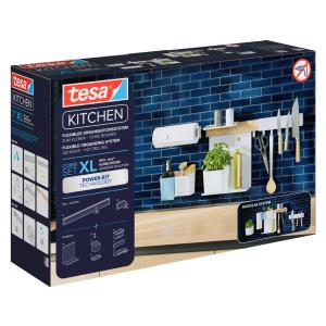 KITCHEN Combi-Set XL, 9-teilig, weiß tesa 70043-00000-01 (4063565273346)